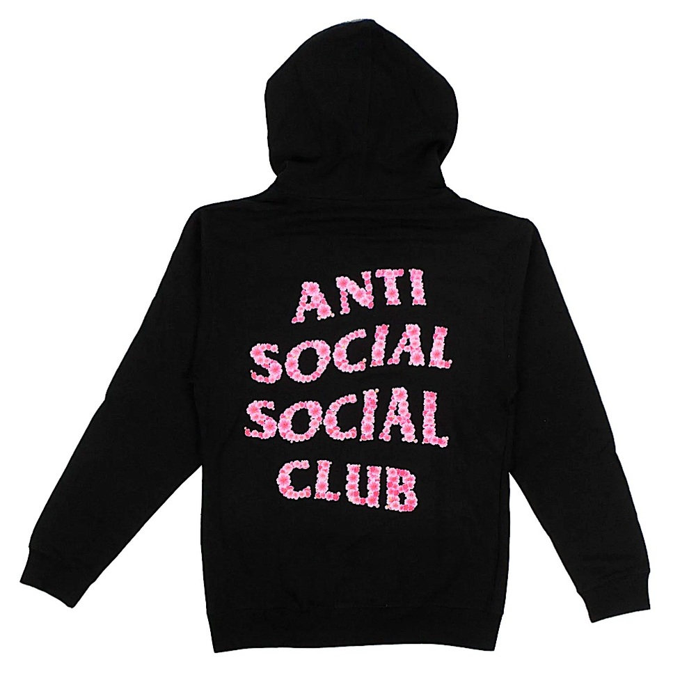 🖤🌸Anti Social Social Club sweatshirt Super Kawaii Hoodie 'Black' in small🌸🖤